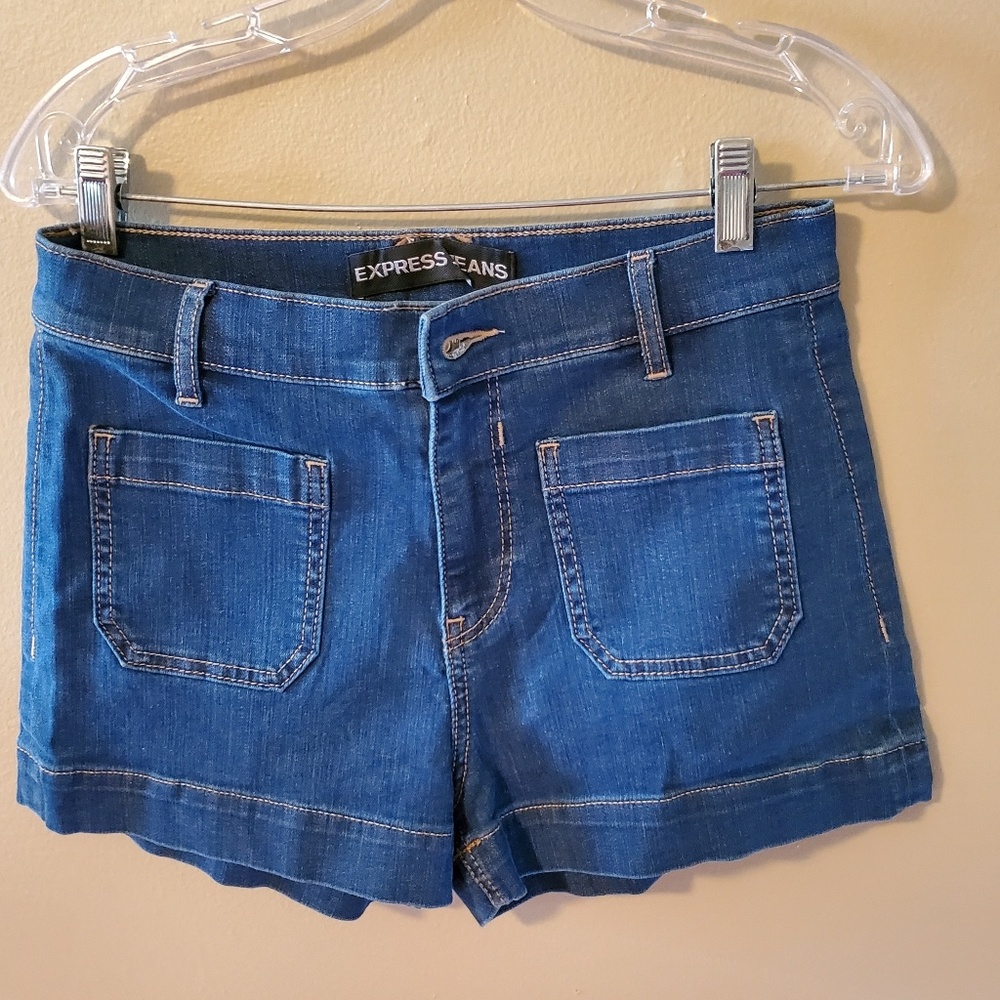 Express jeans shorts